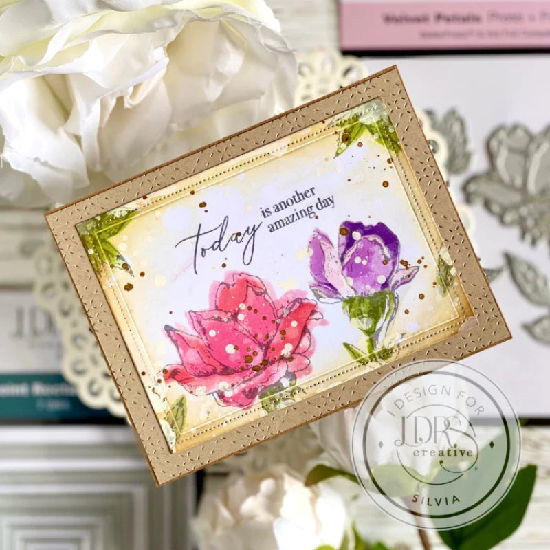 Velvet Petals Impress-ion Press + Foil Plates