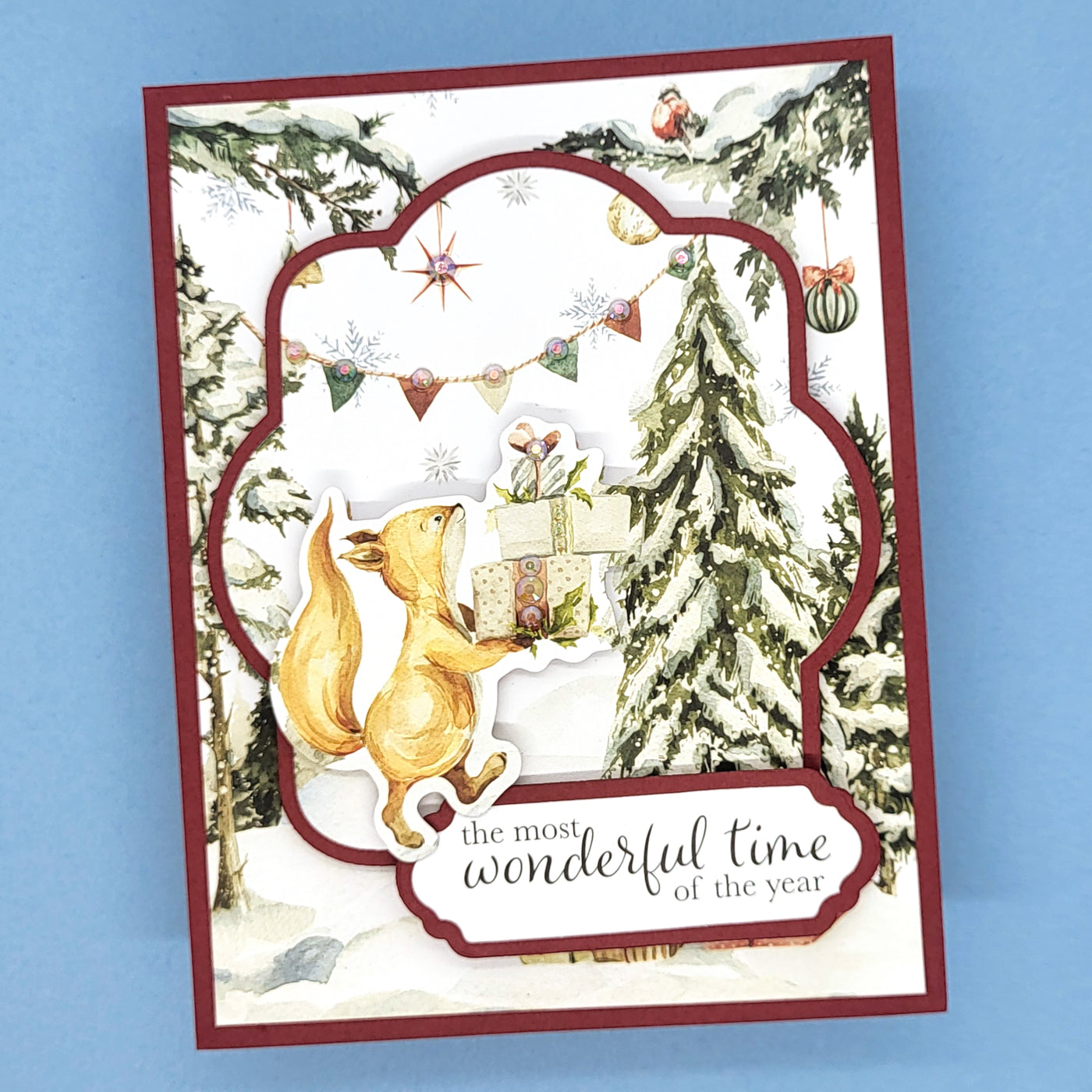 Woodland Christmas Card Kit