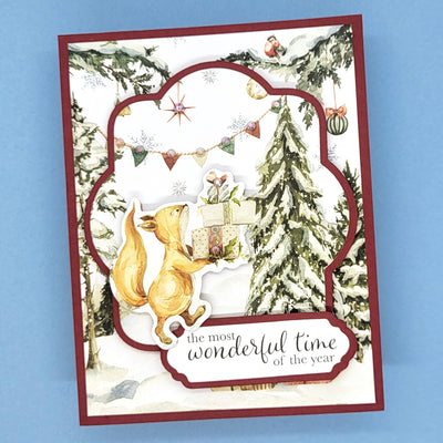 Woodland Christmas Card Kit