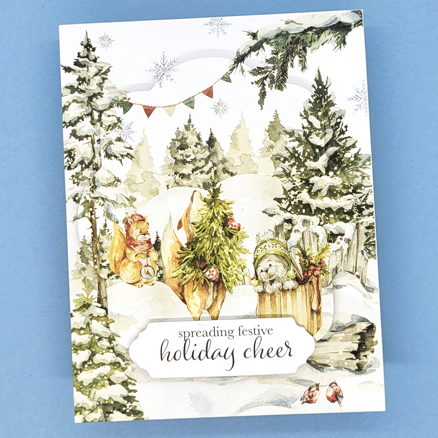 Woodland Christmas Card Kit