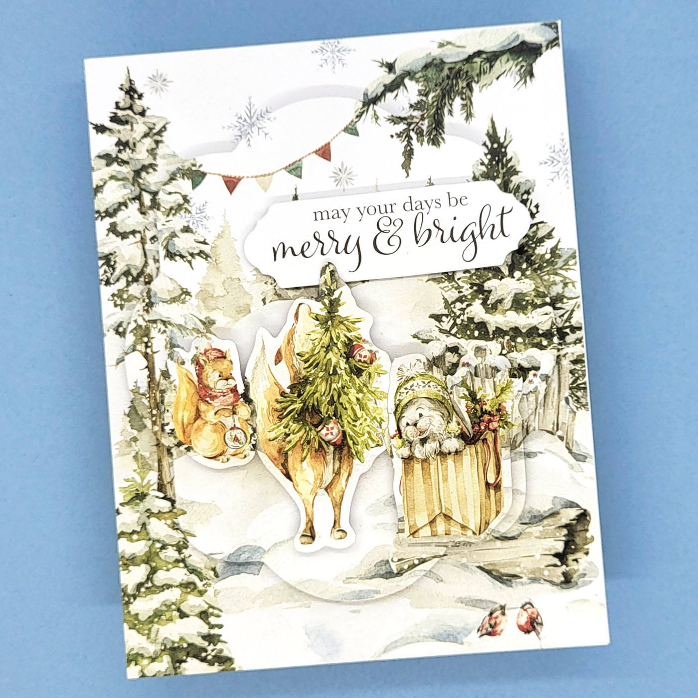 Woodland Christmas Card Kit