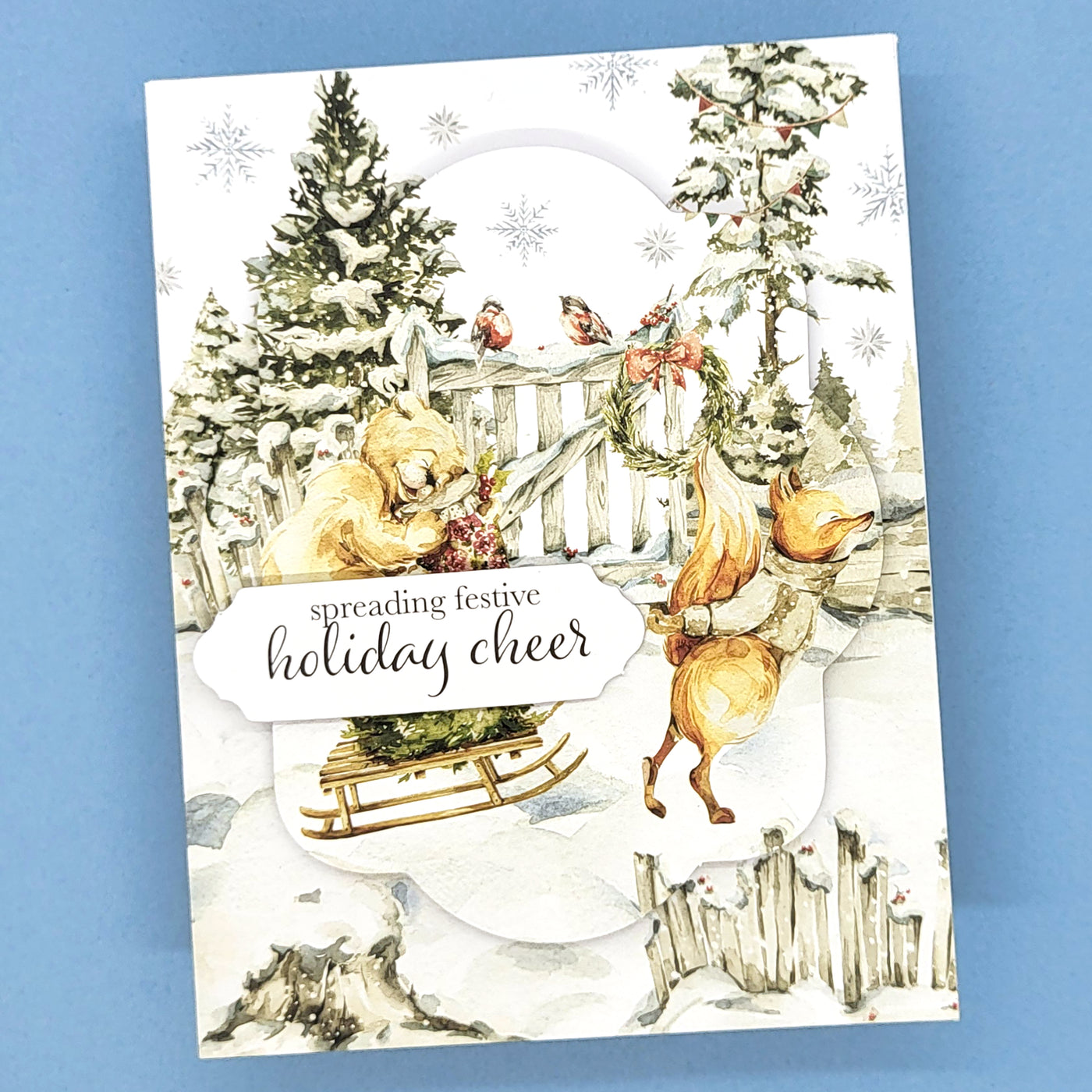 Woodland Christmas Card Kit