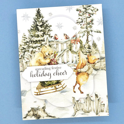 Woodland Christmas Card Kit
