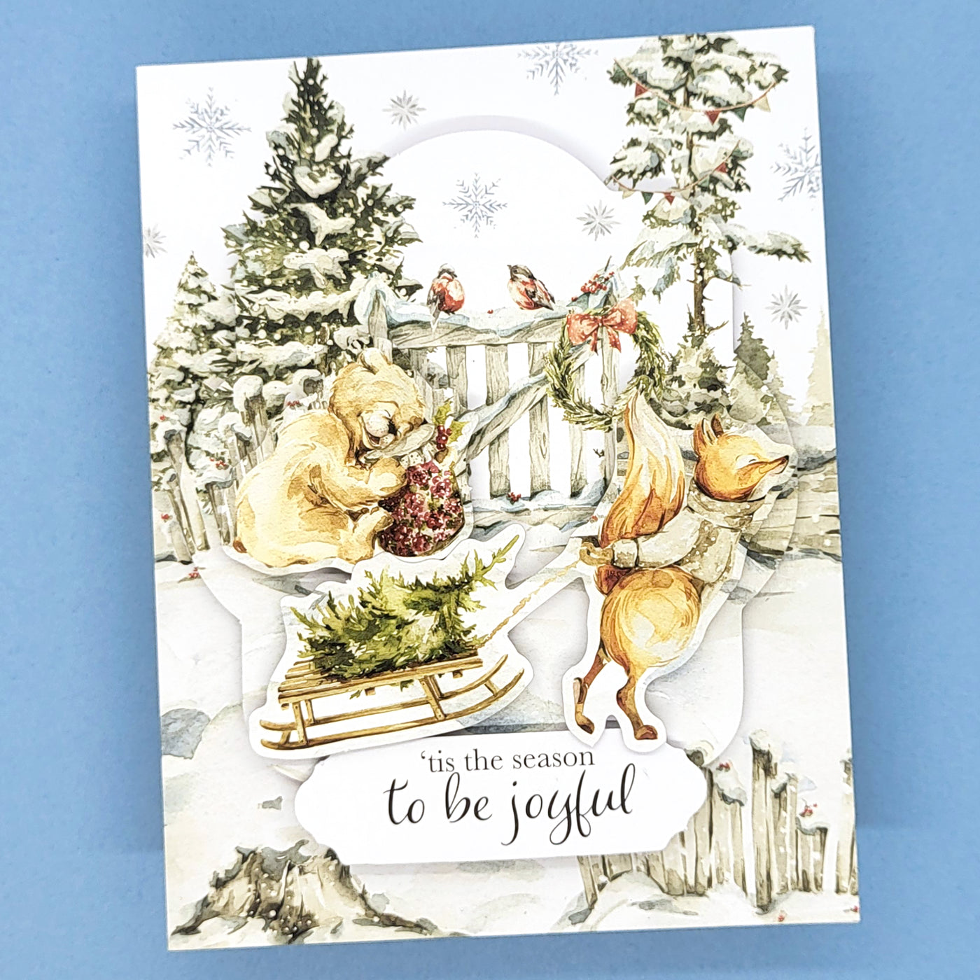 Woodland Christmas Card Kit