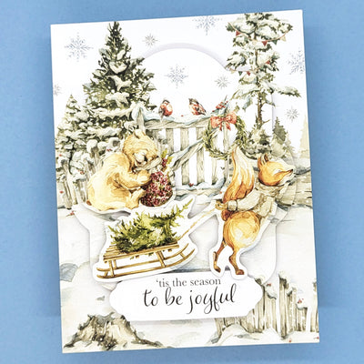 Woodland Christmas Card Kit