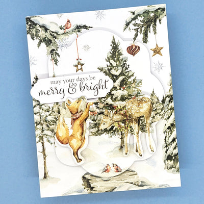Woodland Christmas Card Kit