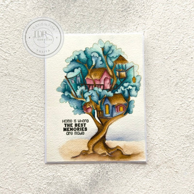 Treehouse 4x6 Stamps and Coordinating Dies Bundle