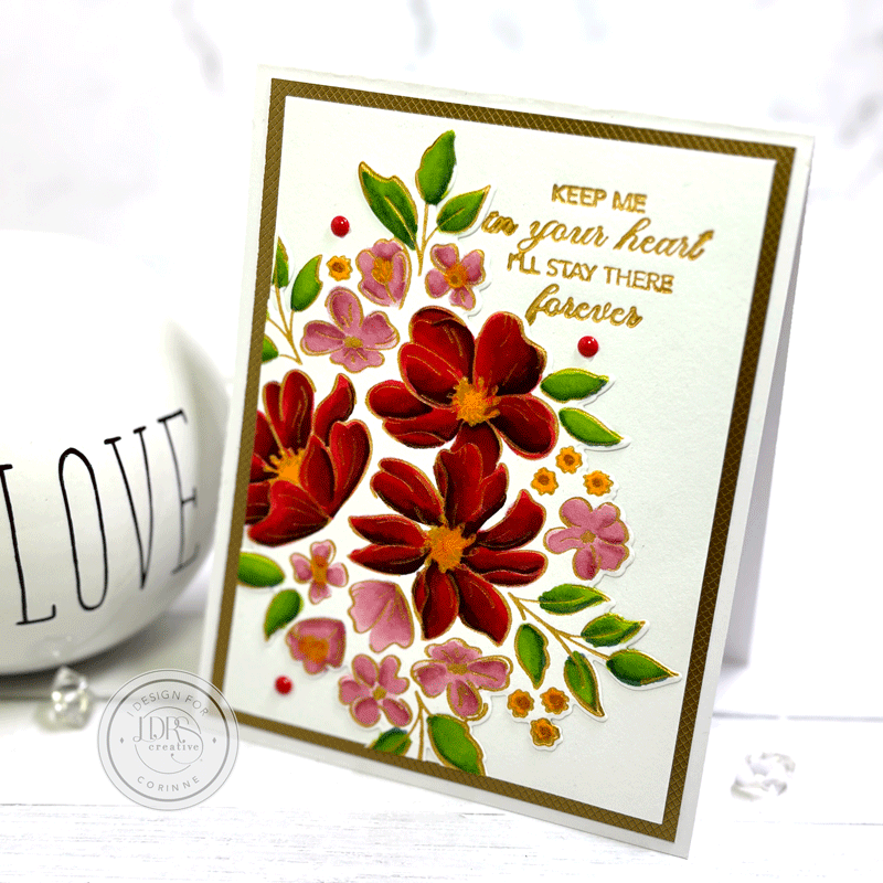 Sweetheart Floral Impress-ion Press + Foil Plate