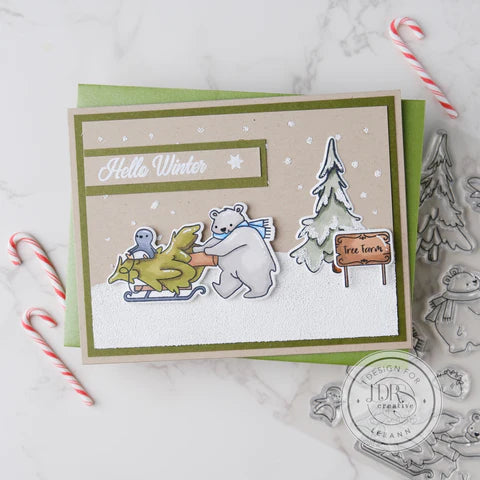 Christmas Tree Shopping Stamps and Dies