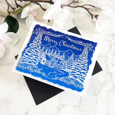 Merry Christmas Impress-ion Press + Foil Plate