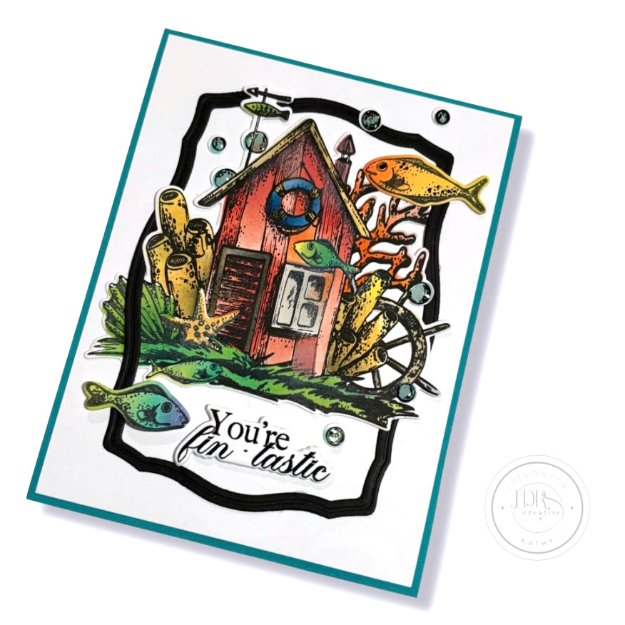 The Sea Shack 4x6 Stamps