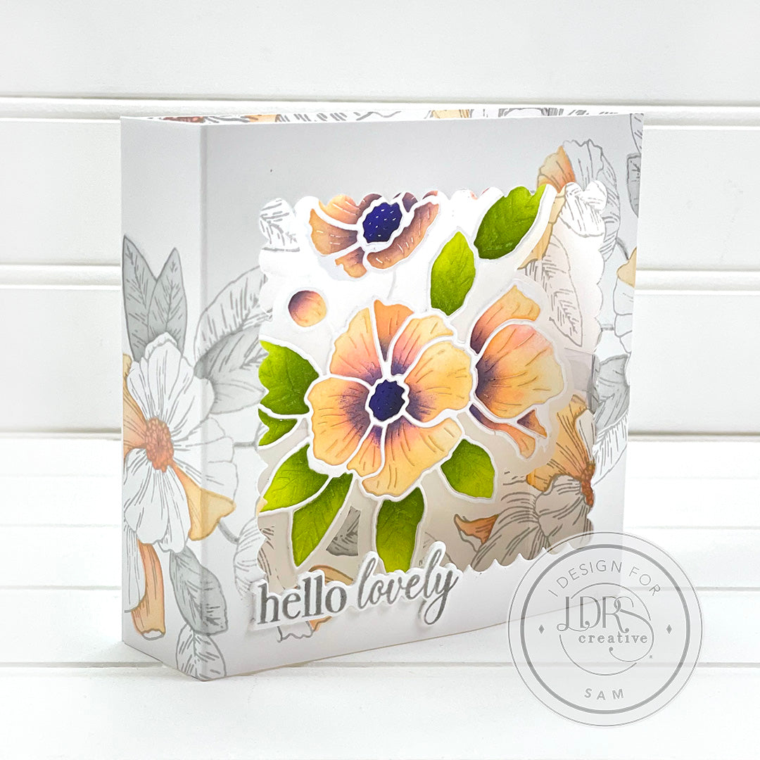 Poppy Posy Stamps, Dies, and Stencil Bundle