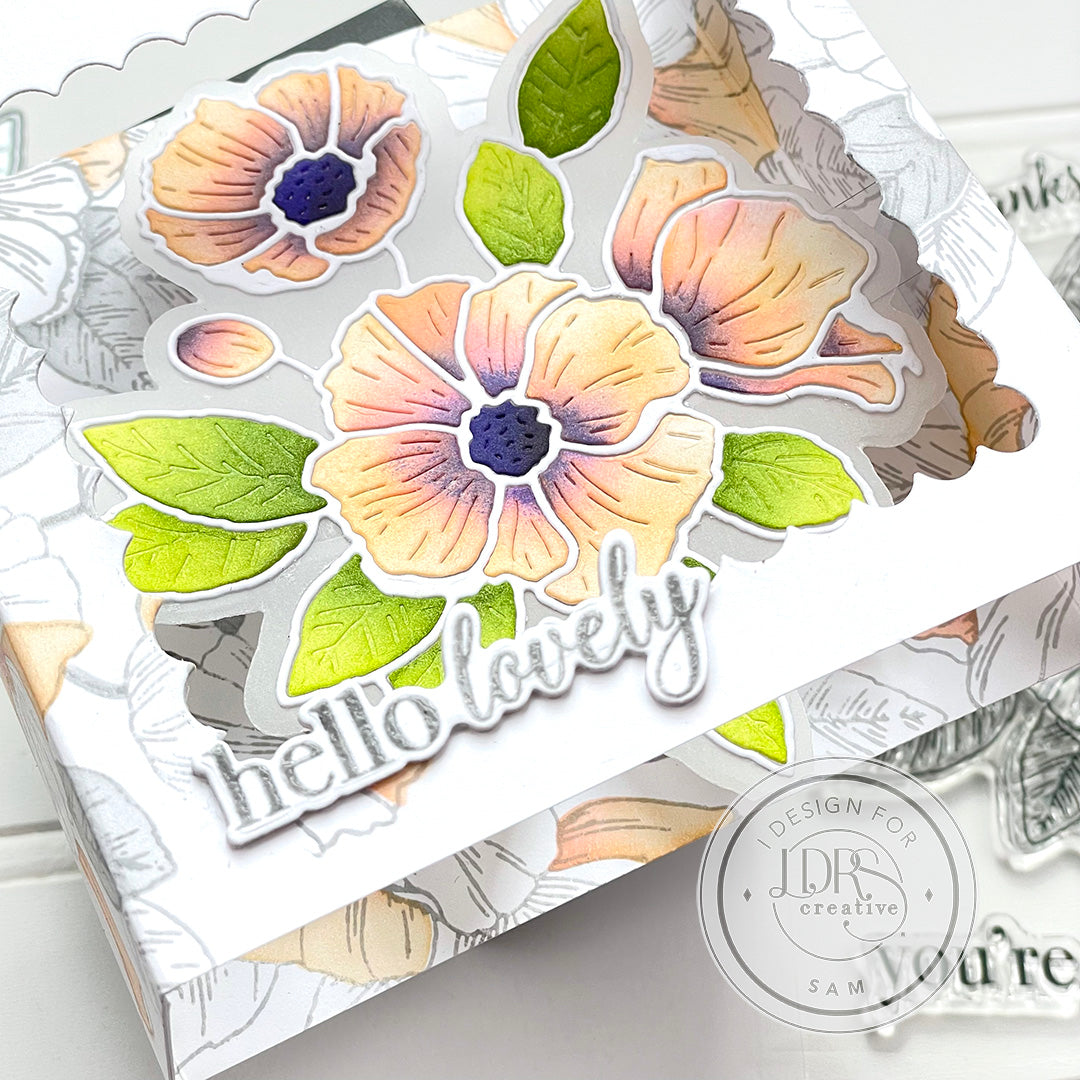 Poppy Posy 4x6 Stamps