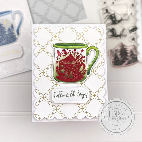 Good Cheer Inlay and Sentiments Stamps Bundle