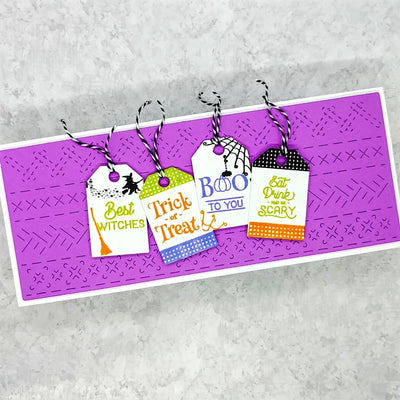 Halloween 4x6 Gift Tag Stack Stamp