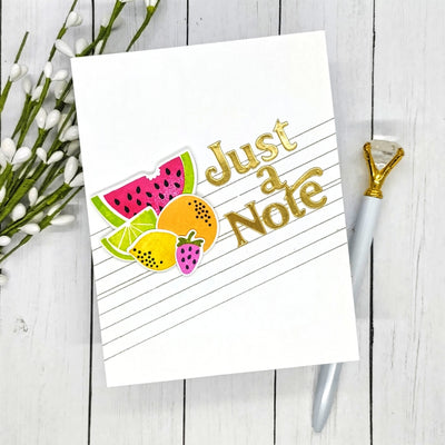 Just a Note Coordinating Dies