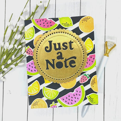 Just a Note 4x6 Stamp Set