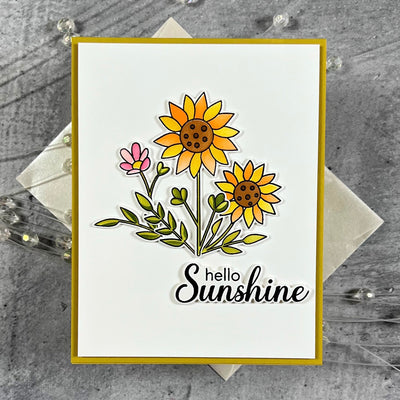 Hello Sunshine 4x6 Stamps