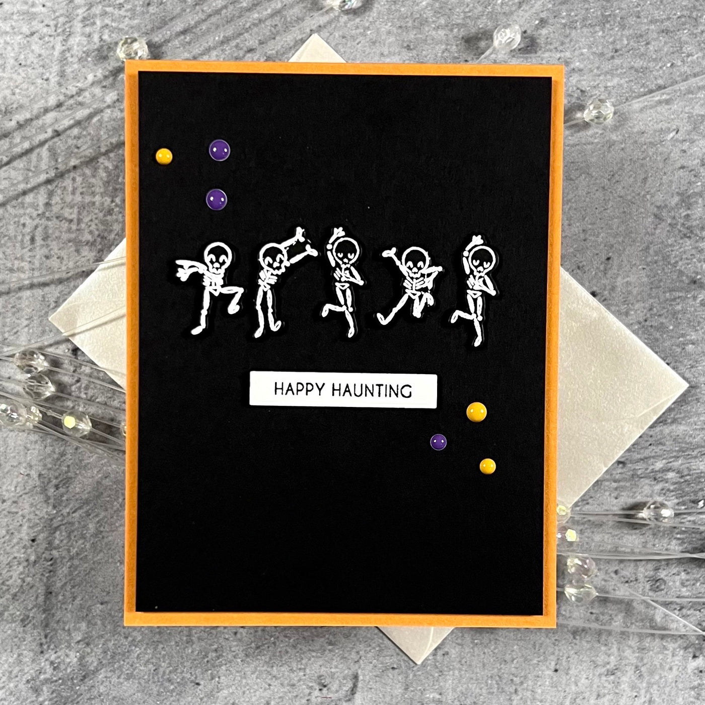 Halloween Sentiment Stack Stamp