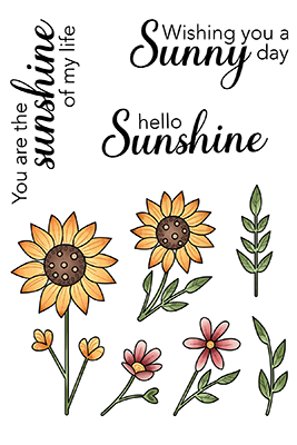 Hello Sunshine 4x6 Stamps