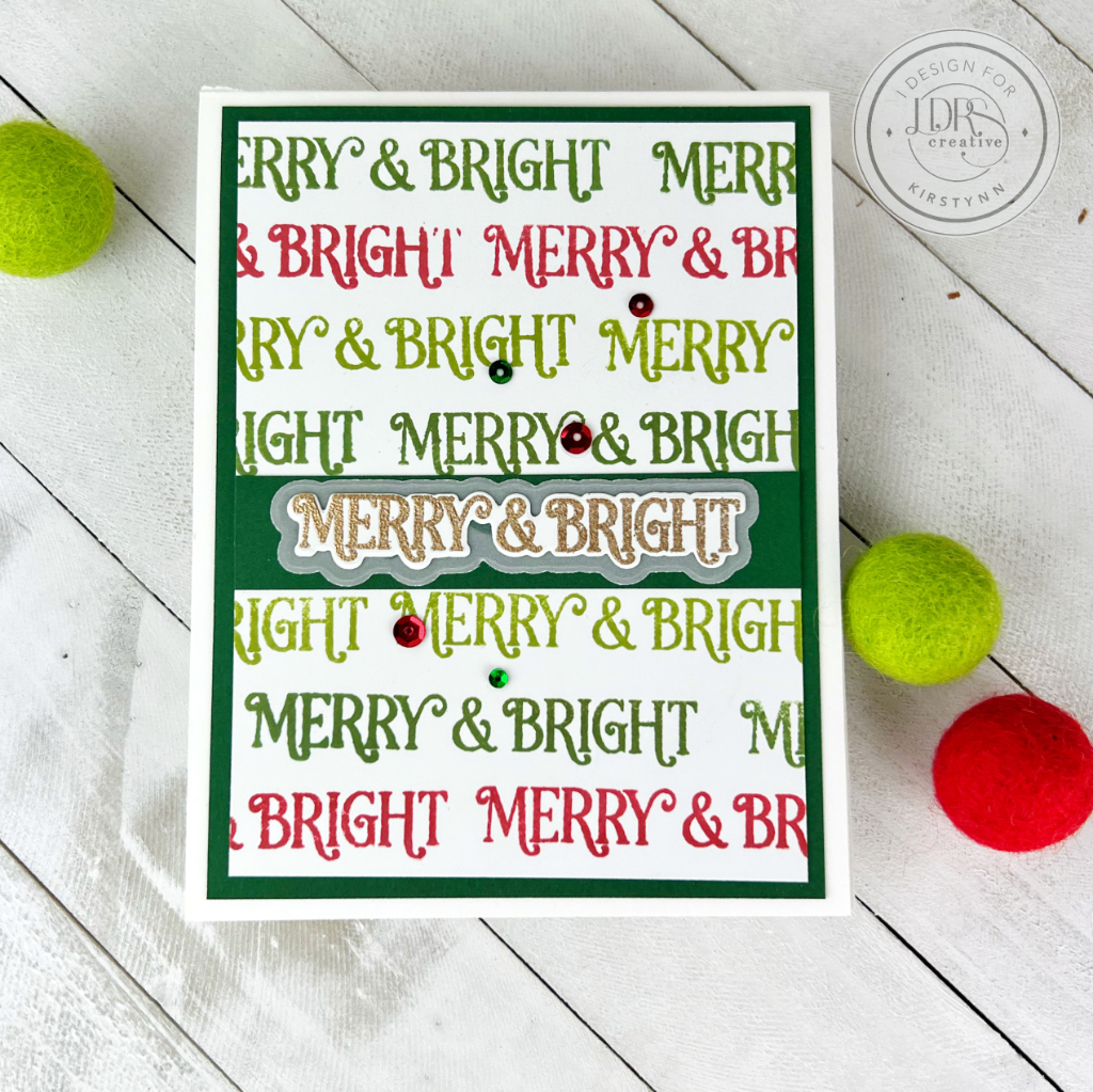 Christmas Sentiments 4x6 Stamps