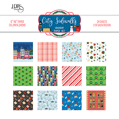 City Sidewalks - 6x6 Paper