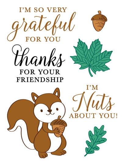 Grateful for You 4x6 Stamps