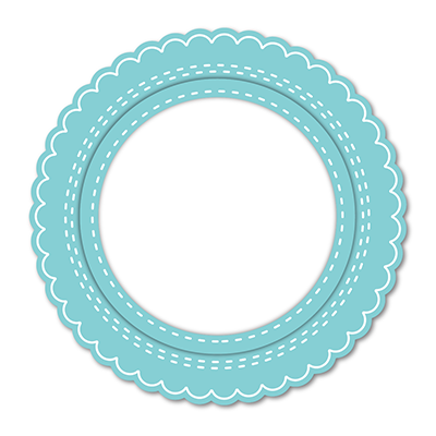 Double Stitched Scalloped Circle Dies