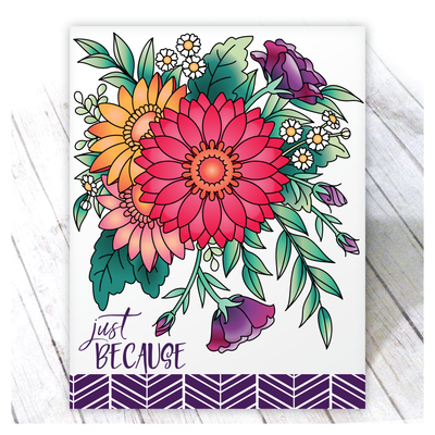 Crazy for Daisies Stamps