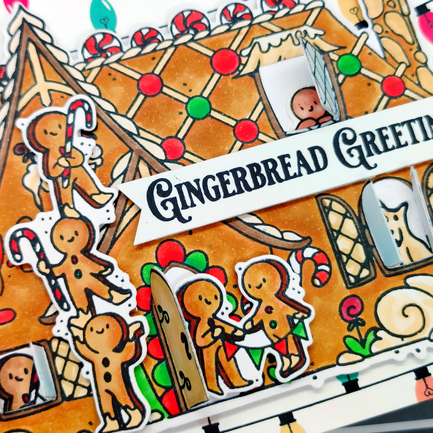 Gingerbread Kisses - Pocket Pals Die Set
