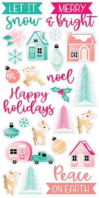 MacKenna Christmas Puffy Stickers