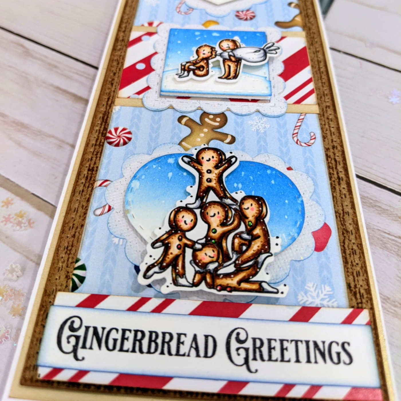 Gingerbread Kisses - Pocket Pals Die Set