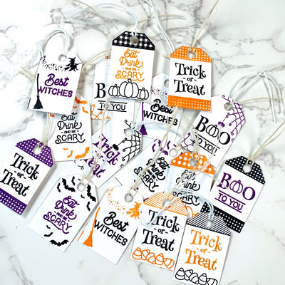 Halloween 4x6 Gift Tag Stack Stamp