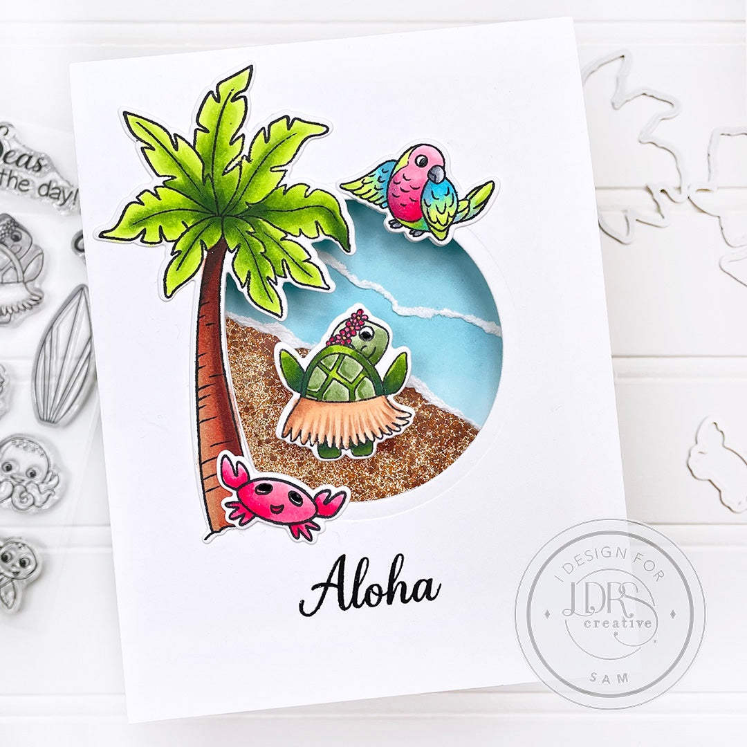 Hawaiian Vacation 4x6 Stamps