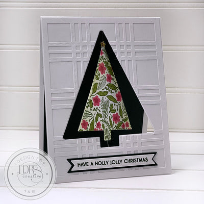 Holiday Floral 6x8 Stamps