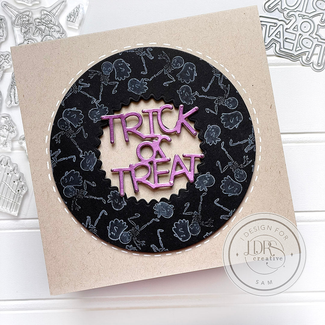 Large Word Halloween Dies
